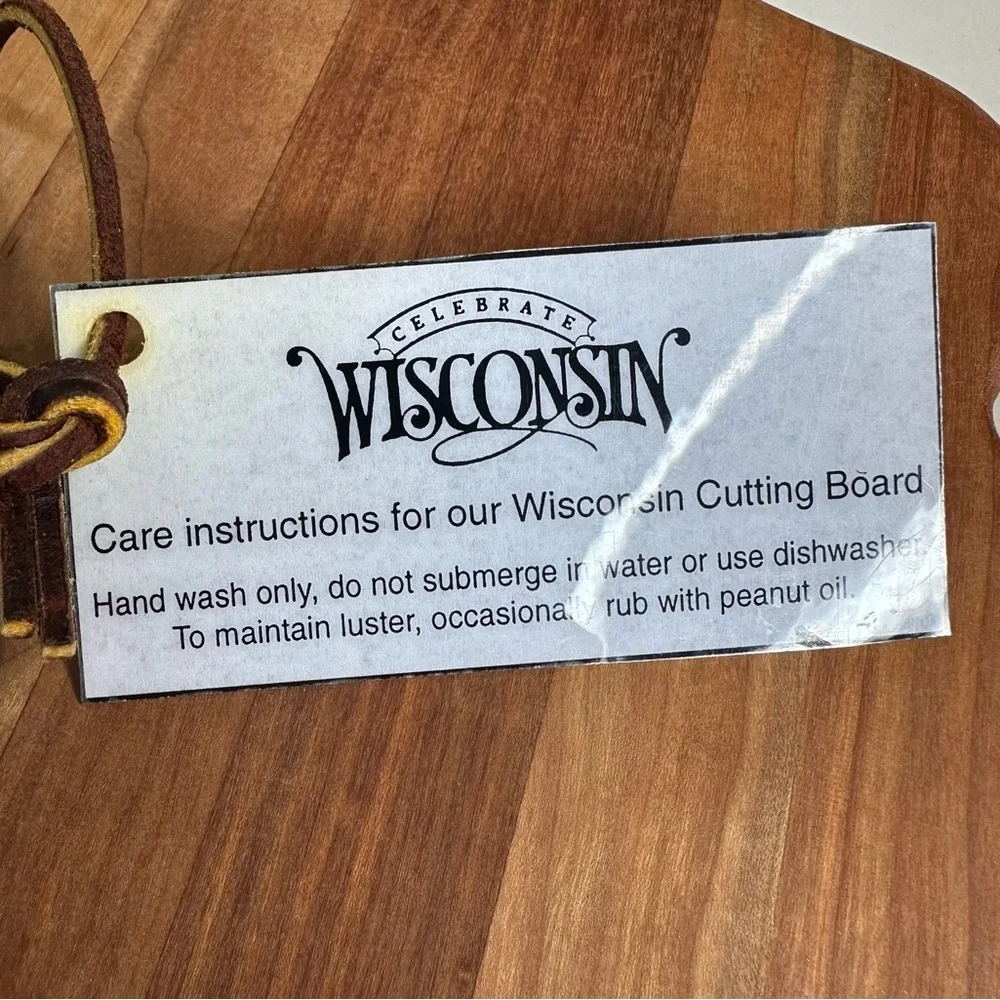 Wisconsin Wooden Cutting Board.